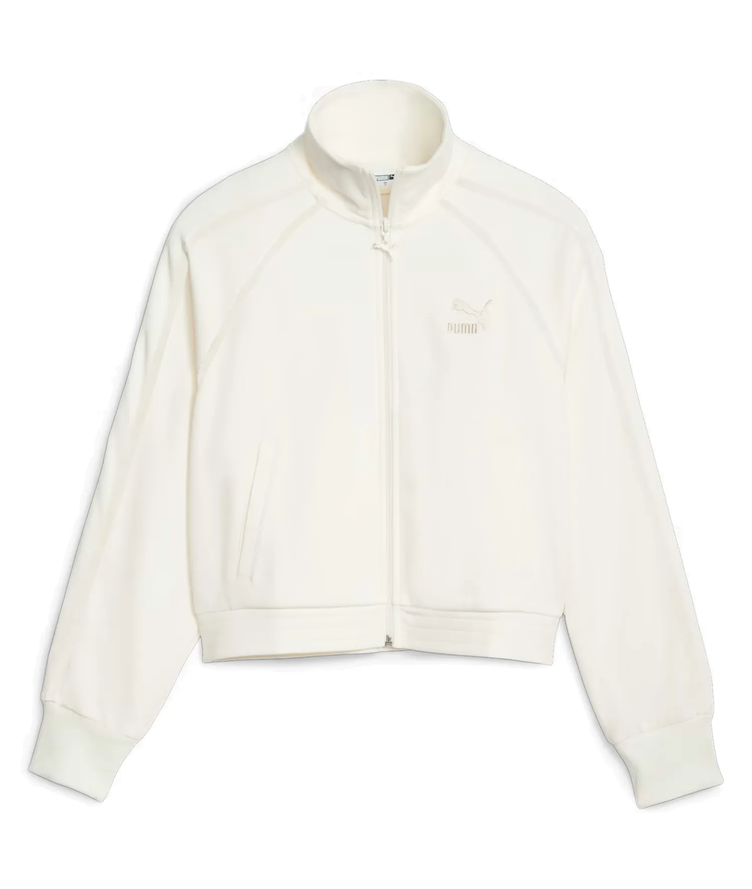 Warm | Women\'s Jacket Crop Track T7 PUMA Choice+Attitude - White