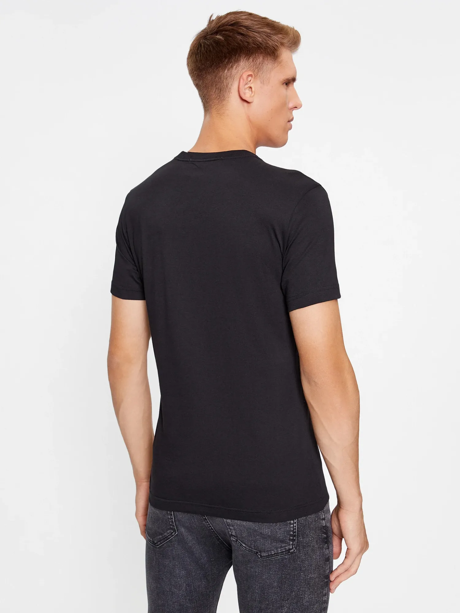 CALVIN KLEIN JEANS Small Center Box T-shirt - Black | Choice+Attitude