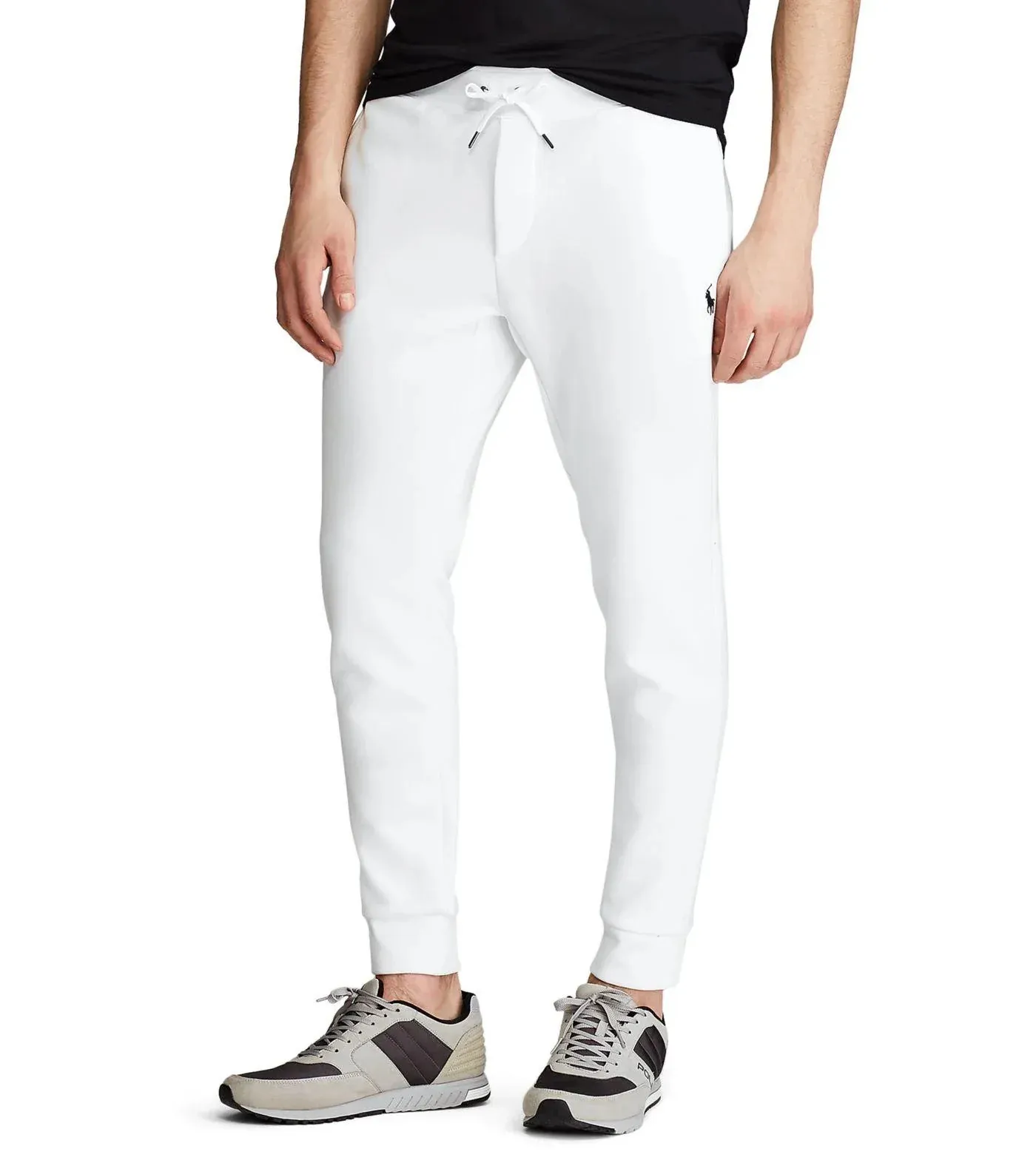 POLO RALPH LAUREN Double-knitted Jogger -White | Choice+Attitude